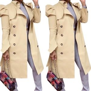 COPY - Trench coat with puff sleeve